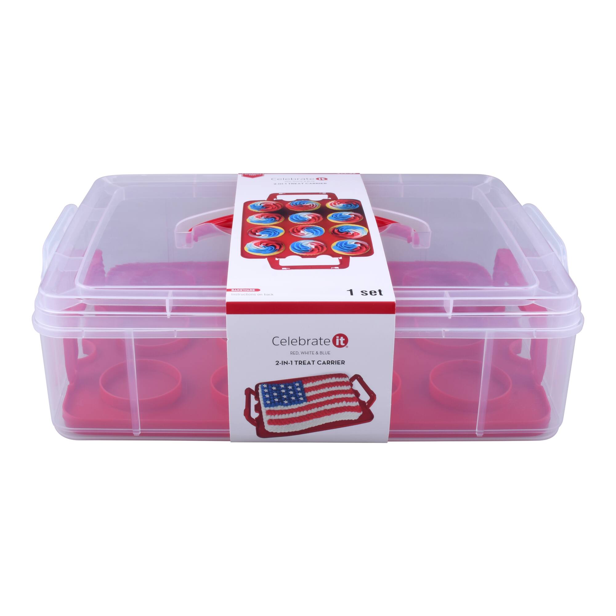 Red, White & Blue 2-in-1 Treat Carrier by Celebrate It®